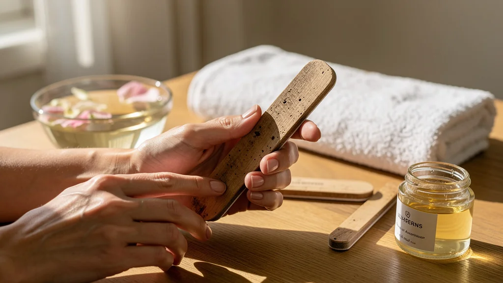 Avis tranché sur les bâtonnets buffer pour une manucure naturelle soignée et authentique