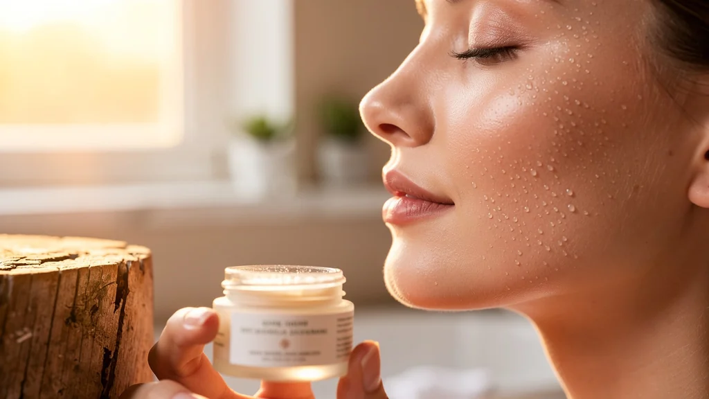 Peau lumineuse et saine sans exfoliants mécaniques, reflet d’un soin doux et naturel